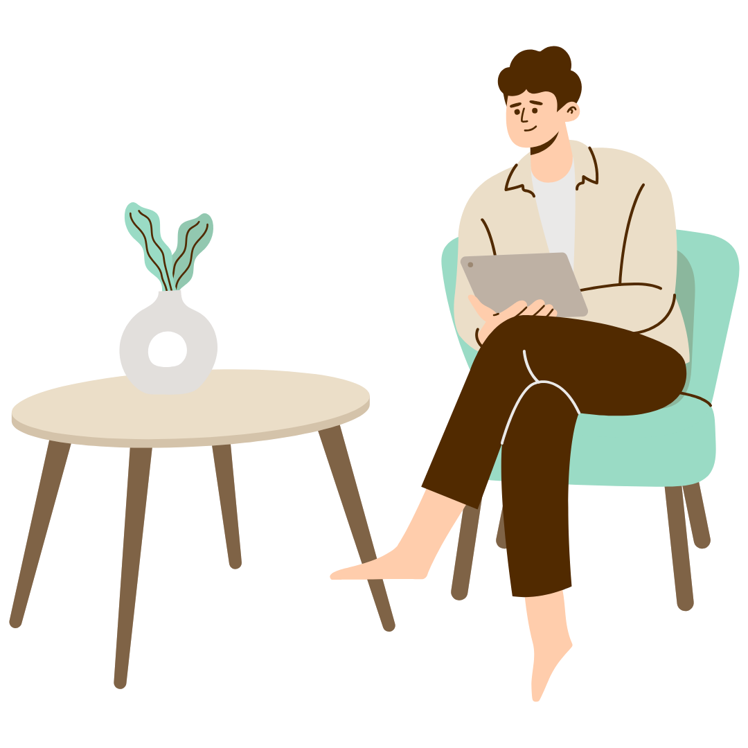 You start your therapy journey