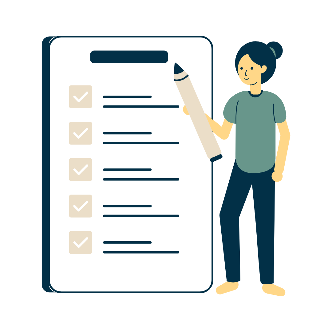 You fill in your requirements